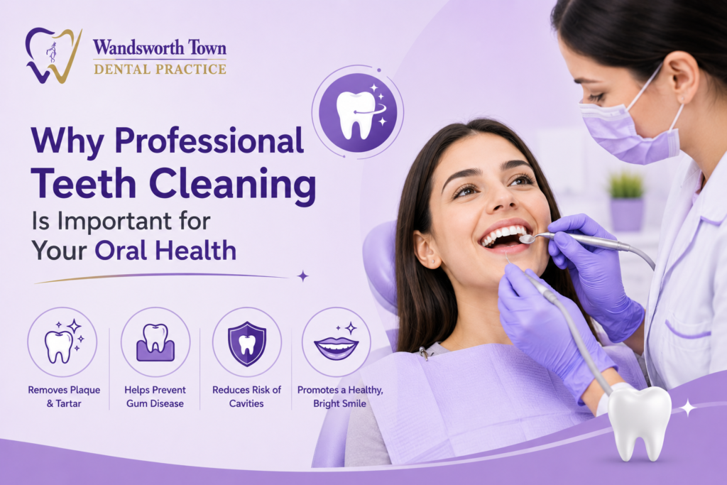 Professional teeth cleaning
