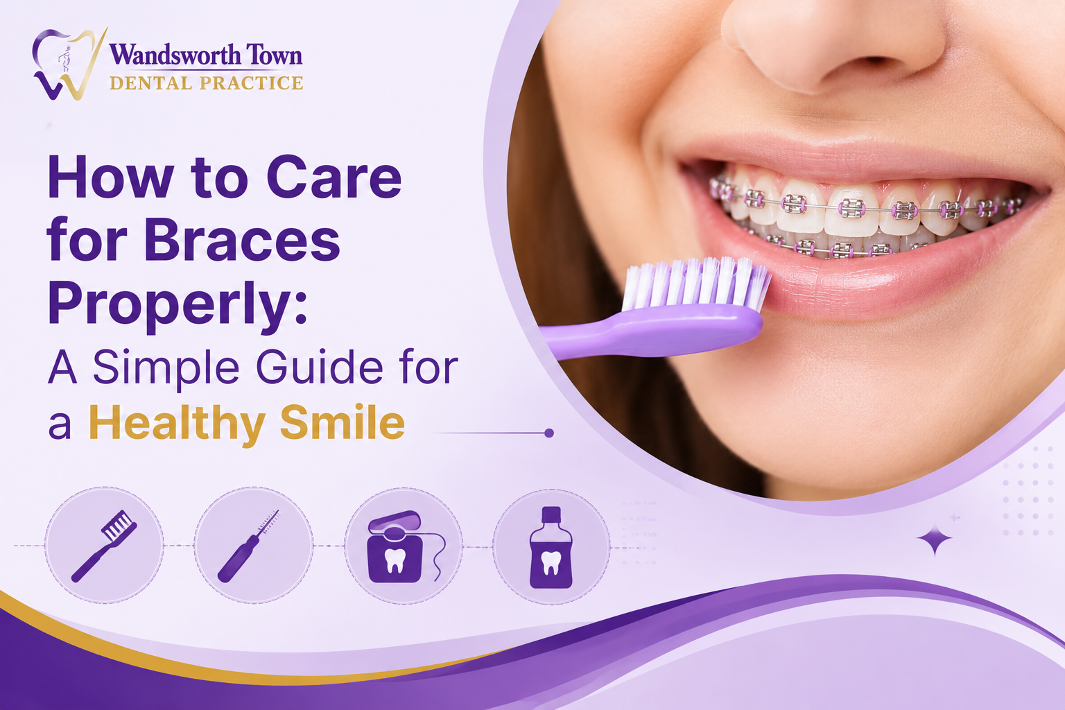 How to care for braces properly