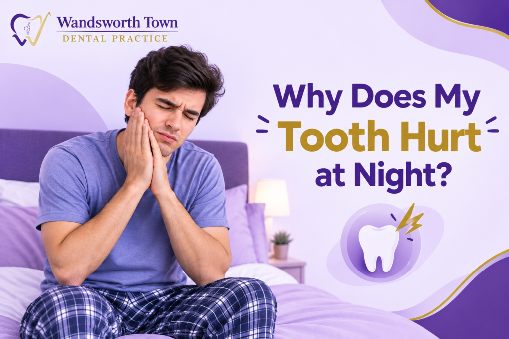 why does my tooth hurt at night